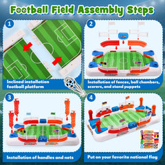Toyze Soccer Board Game showing goalie and flippers in action.