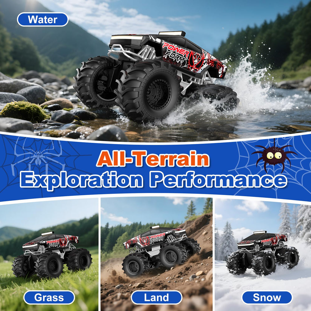 TOZDTO Amphibious RC Car removable alloy shell for easy customization.
