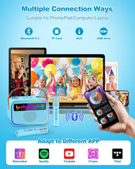 TOZDTO karaoke machine supports USB playback for wide karaoke libraries.