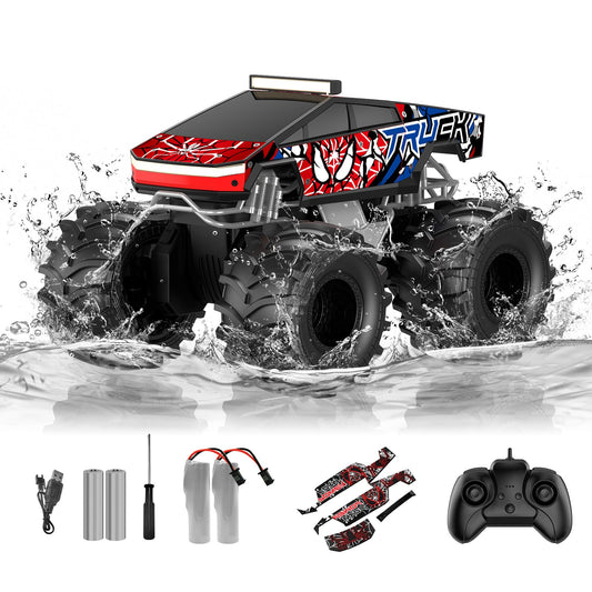 TOZDTO amphibious RC truck on land and water for versatile play