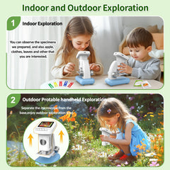 Tozuoup kids microscope USB PC connection expands viewing possibilities.