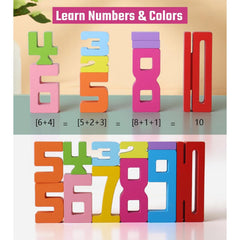 Close-up of TPwsd number blocks digits for tactile counting and manipulation