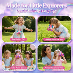 Tqeieu unicorn binoculars compact design ideal for parks