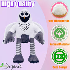 TQJOUJOU 99-Nights Owl plush soft plush fabric in brown