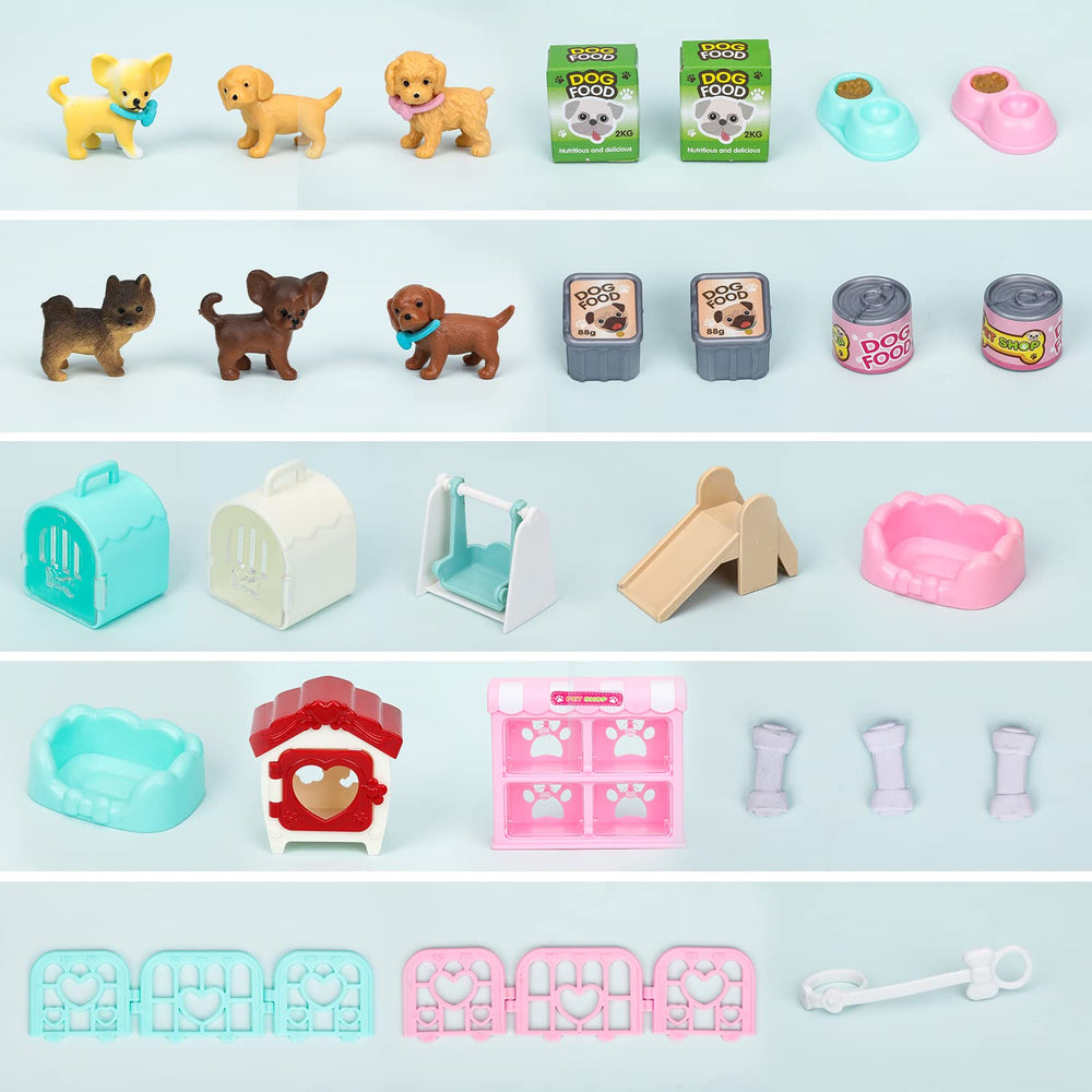 TQQFUN DIY pet shop playset emphasizes creativity and hands-on building.