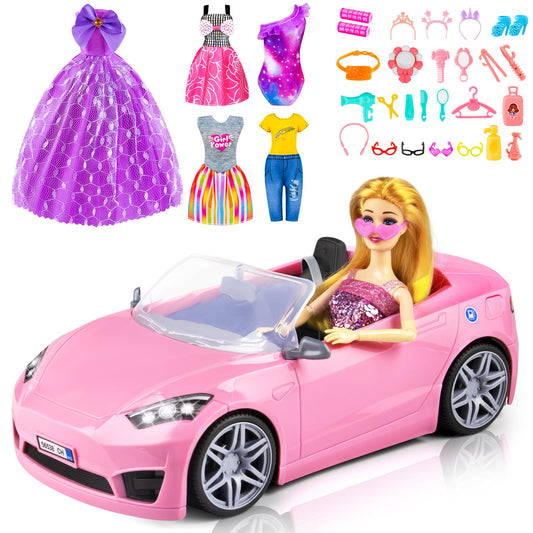 TQRAZ 11.5-inch doll ready for imaginative dress-up and storytelling.