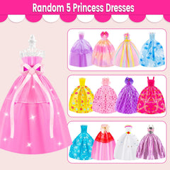 TQRAZ included shoes, racks, and hangers to outfit multiple dolls.