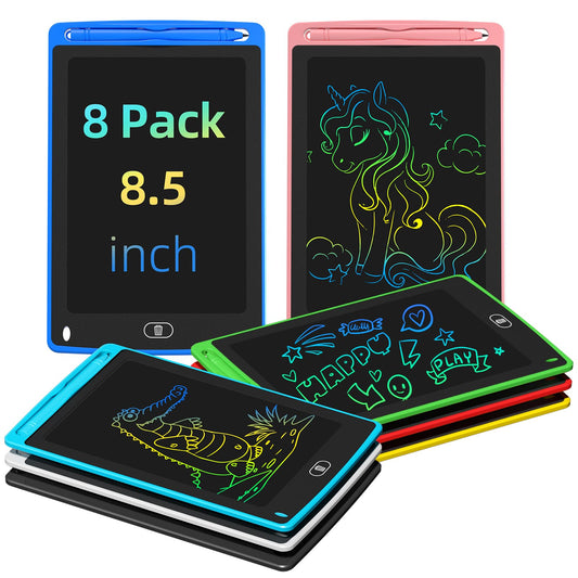 TQU kids LCD writing tablet blue doodle board for on-the-go creativity