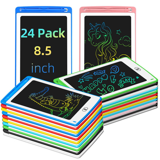 TQU LCD writing tablet kids front view with colorful doodle board for creative drawing