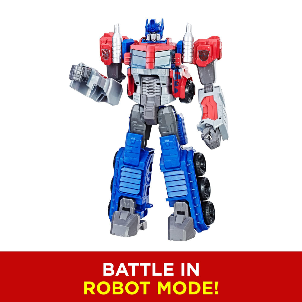 Optimus Prime 6-step conversion guide for easy robot-to-vehicle play.