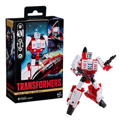 Transformers Aerialbot Fireflight articulation enables dynamic action poses.