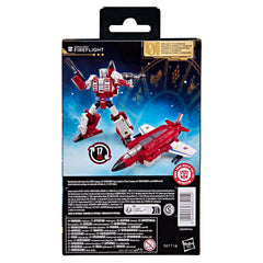 Transformers Aerialbot Fireflight compatible with other figures to form Superion.