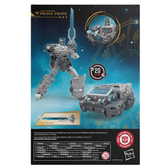 Prima Prime figure with articulated legs supporting versatile display options.