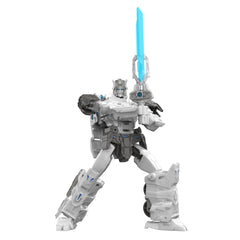 Transformers The Thirteen Prima Prime truck mode showcases futuristic design for play.