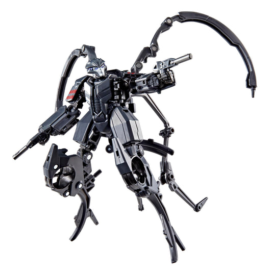 Transformers Airachnid Studio Series drone mode close-up highlights movie-inspired deco