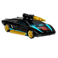 Robot-to-car conversion in 16 steps shown with smooth engineering for Wheeljack.
