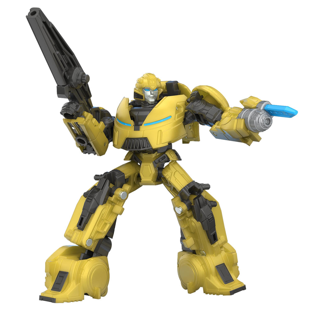 Transformers Bumblebee B-127 robot mode with articulated joints for action poses