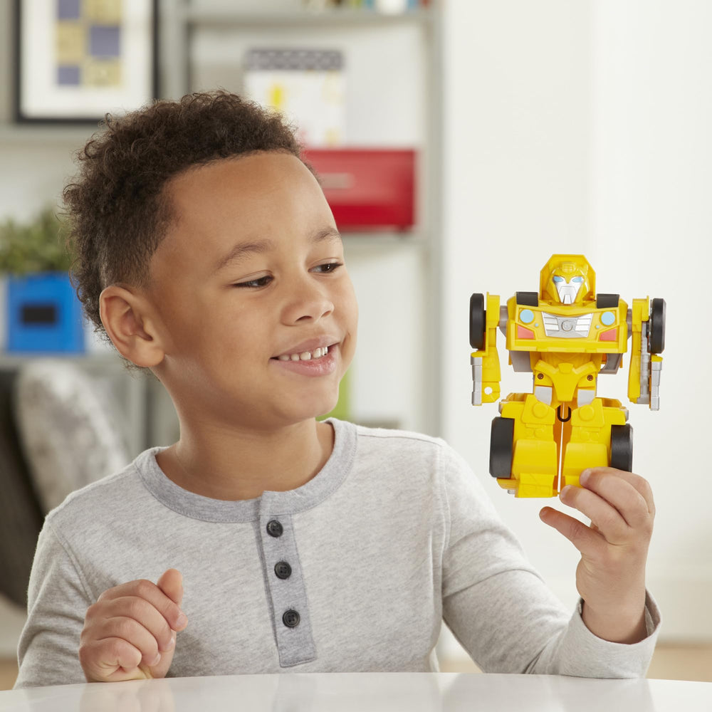 Transformers Bumblebee Rescue Bots Academy collectible toy invites team play