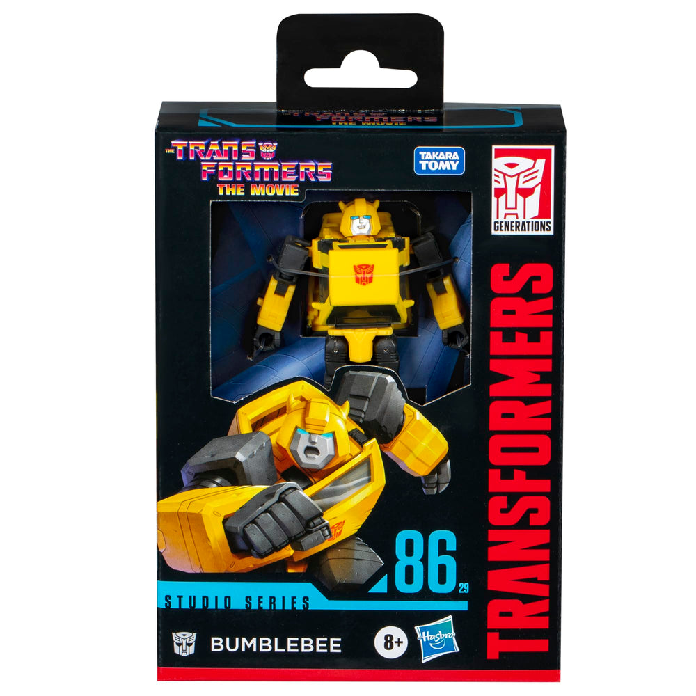 Transformers Bumblebee Studio Series Deluxe car mode for compact play and display.