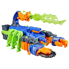 Transformers CYBERWORLD Scorponok detachable tail becomes double-blade sword accessory.