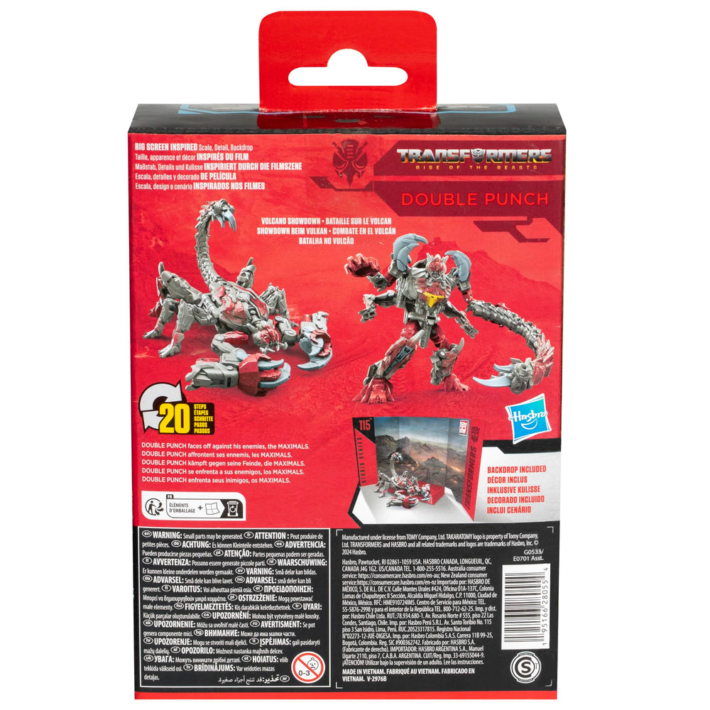 Transformers Double Punch articulated pose supports dynamic posing for photos