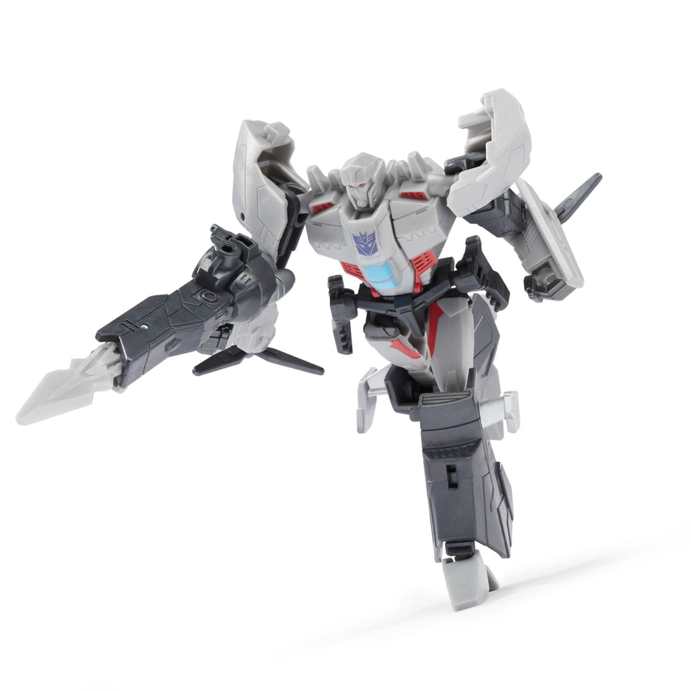 Megatron 15-step conversion demonstrates easy robot-to-vehicle transformation.