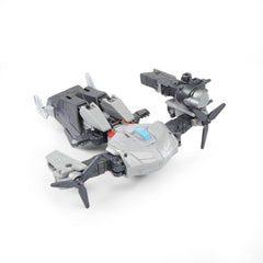 EarthSpark Megatron packaging and display base for gift-ready presentation.