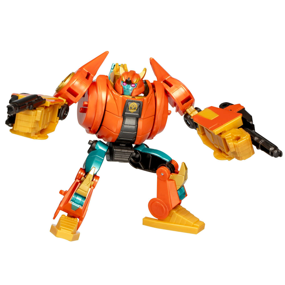 Transformers EarthSpark Terran Jawbreaker stands at five inches tall for easy handling