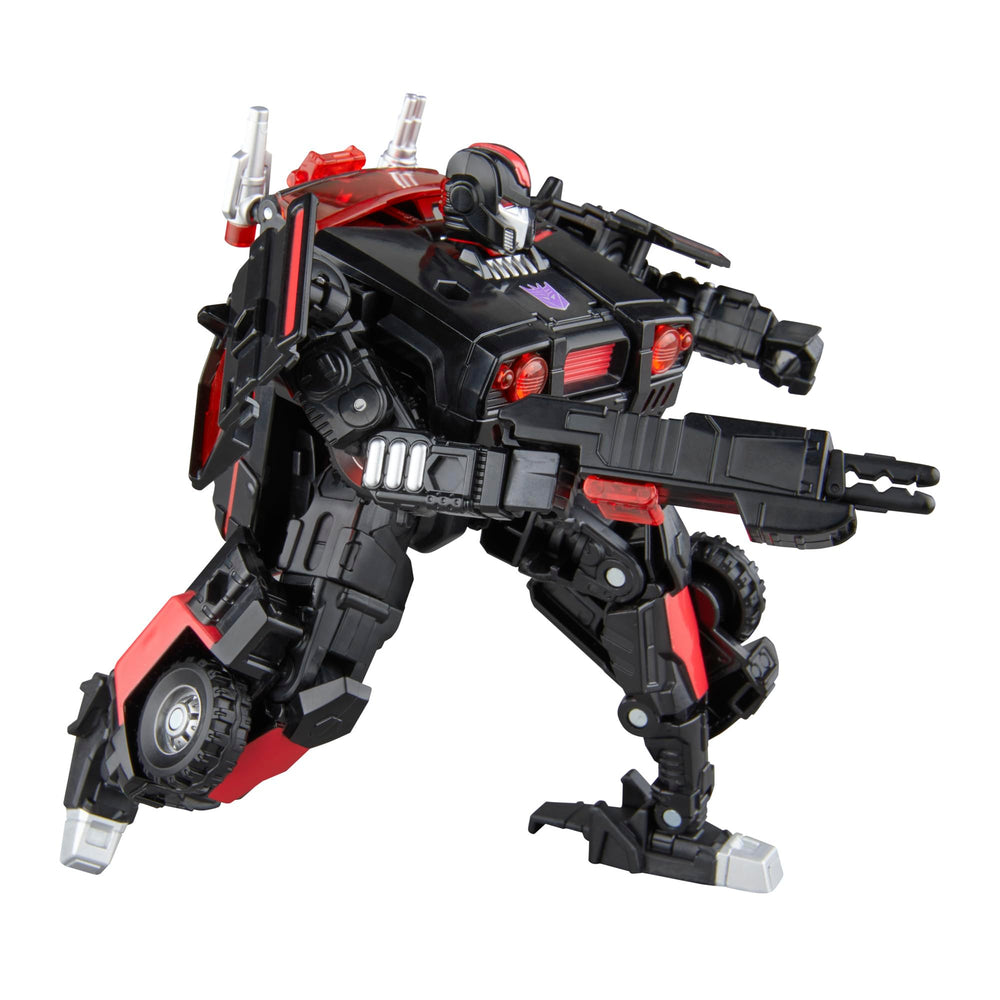 Transformers Flatline hand missiles included for energetic action scenes