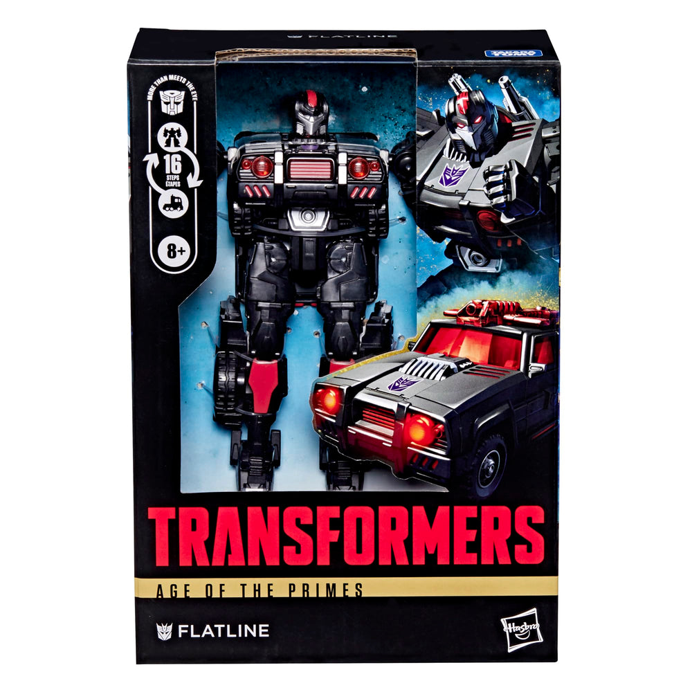 Transformers Flatline in vehicle mode ready for off-road action and imaginative play