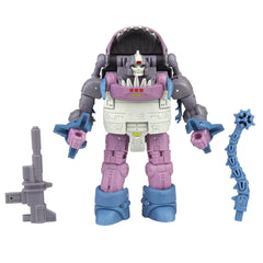 Transformers Gnaw figure in robot mode with vivid deco and articulated limbs for dynamic display