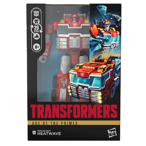 Energon axe accessory enhances Heatwave action sequences.