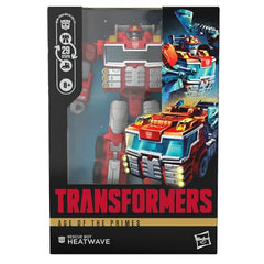 Energon axe accessory enhances Heatwave action sequences.
