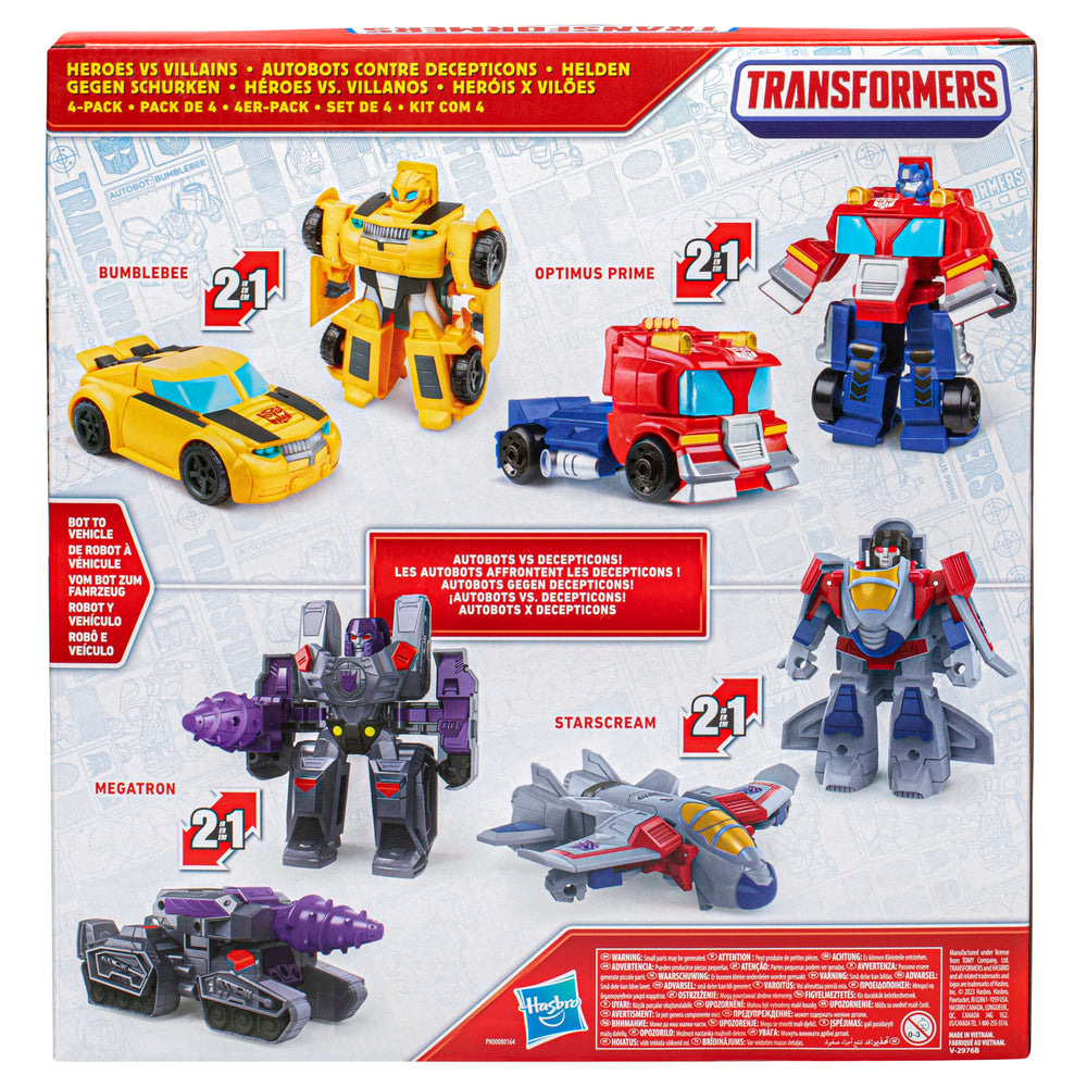 Transformers Heroes vs Villains Starscream robot toy jet mode sparks imaginative aerial missions