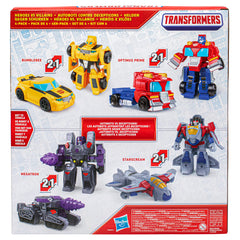 Transformers Heroes vs Villains Starscream robot toy jet mode sparks imaginative aerial missions