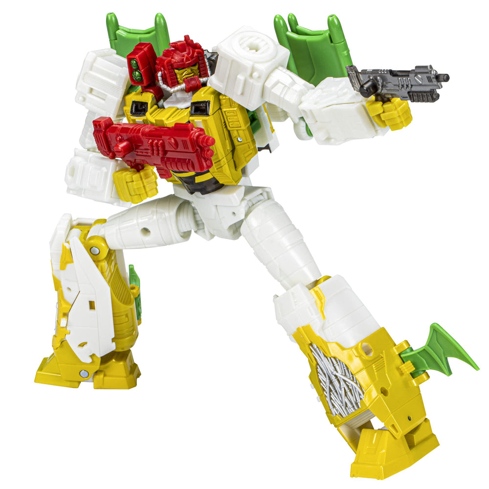 Transformers Jhiaxus robot mode with striking G2-inspired deco for display and play