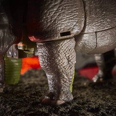 Transformers Kingdom Rhinox rhino mode ready for action