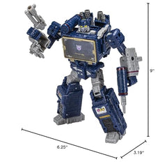 Collectors card included with Soundwave to boost authentic display.