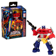 Transformers Legacy United Deluxe blaster accessory attaches in robot and truck modes for action-ready posing.