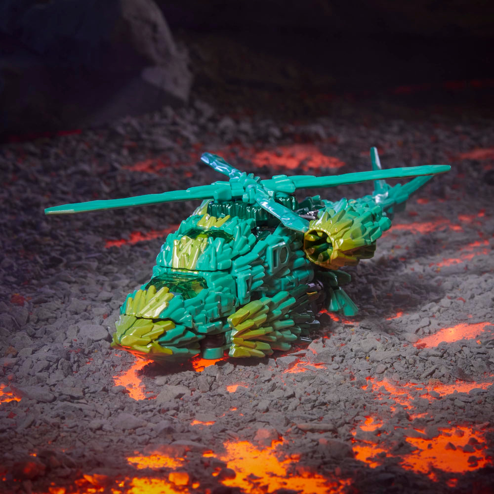 Armorizer concept: Transformers Infernac Shard transforms into dynamic rock armor.