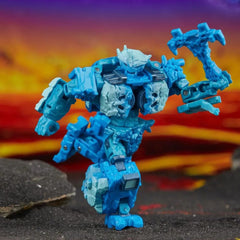 Transformers Legacy Nightstrike robot mode with cassette mode for retro appeal.