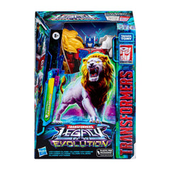 Transformers Leo Prime lion mode ready for action packed play.