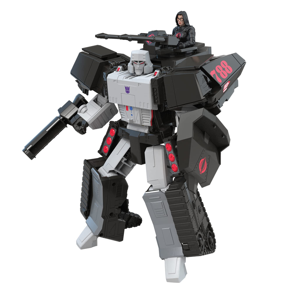 Transformers Megatron H.I.S.S. Tank robot mode for display and play with Baroness.