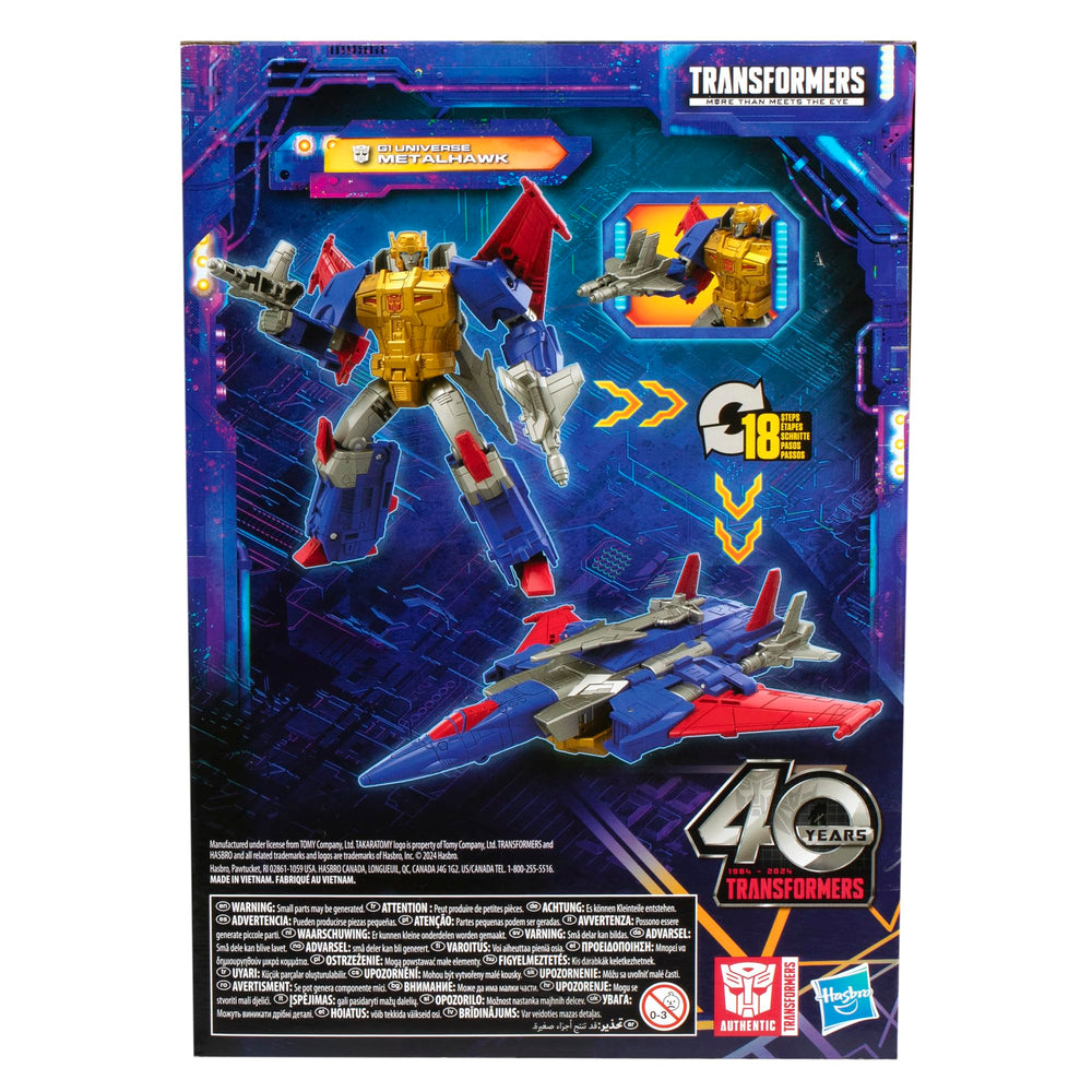 Transformers Metalhawk jet-mode pose for high-flying imagination
