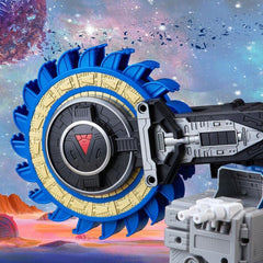 Transformers Metroplex claw accessory grabbing smaller figures during battles