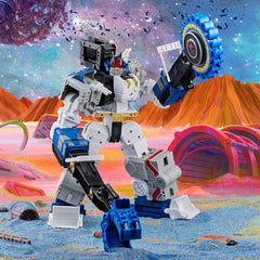 Transformers Metroplex universe-collision pose captures cross-universe excitement