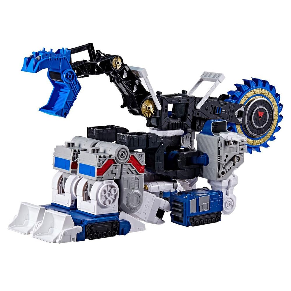 Transformers Metroplex work mode with welding mask flipped down for authentic vibe
