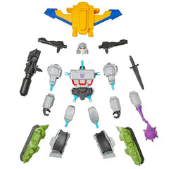Megatron bendy purple mace adds quirky action to MixMashers play.