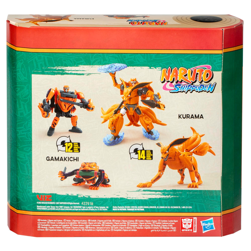 Transformers Naruto scroll packaging, eye-catching gift presentation for fans.