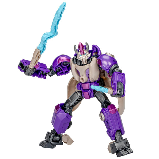 Transformers One Prime Changer Alpha Trion robot mode figure, ideal for imaginative play battles.